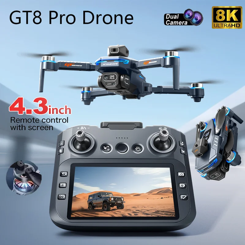 Drone Mapping - 2026 New GT8 Drone GPS 8K
