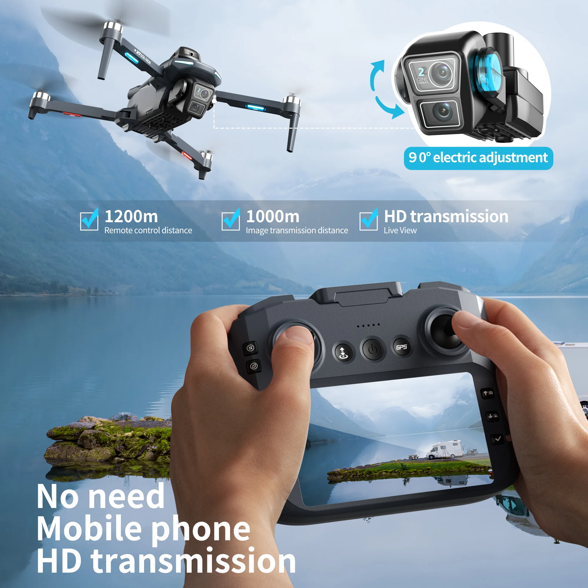 Lenovo XT606 Drone Professiona - огляд і ціна Drone Multispectral