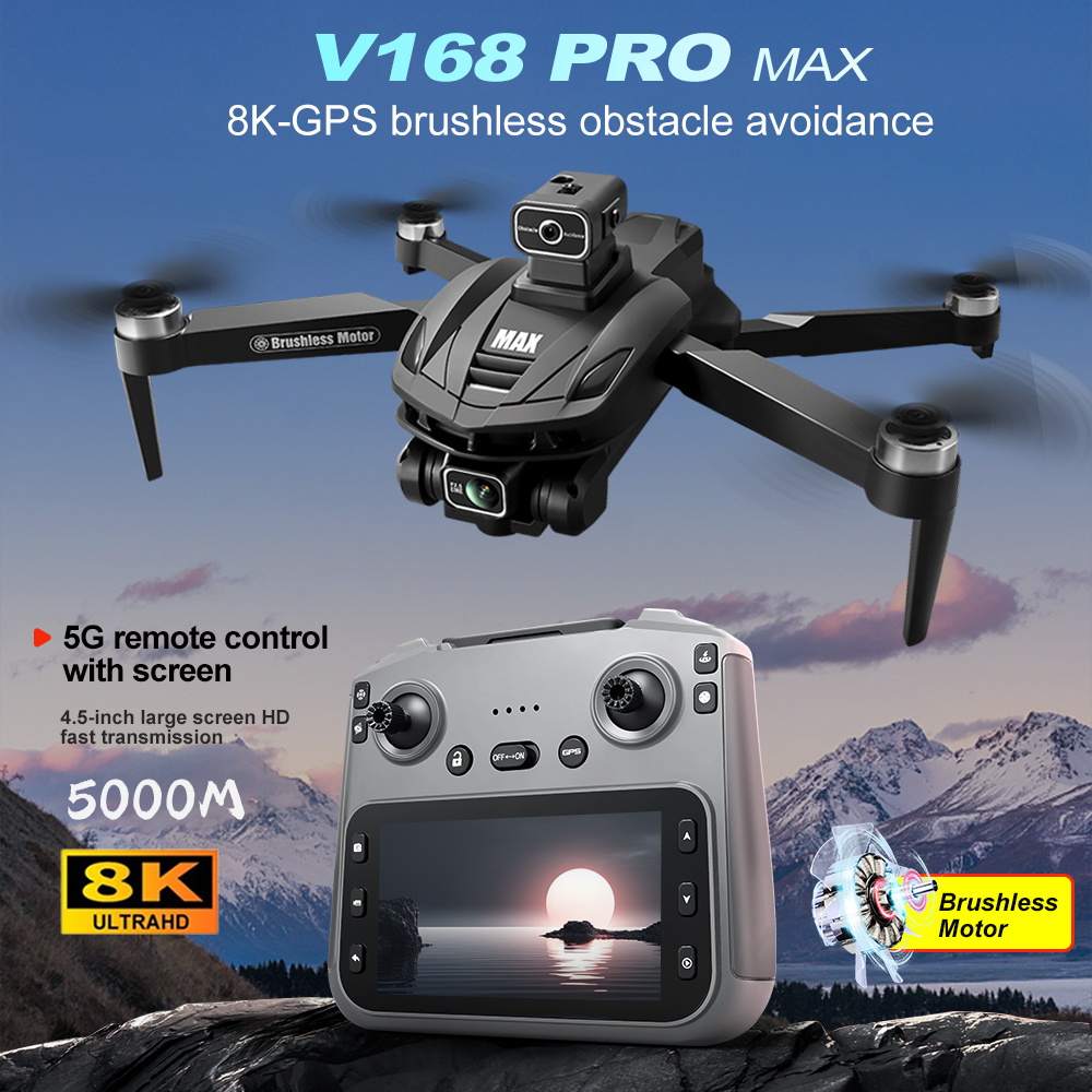 V168 PRO Max GPS Drone 8K Prof - огляд і ціна Drone Photogrammetry
