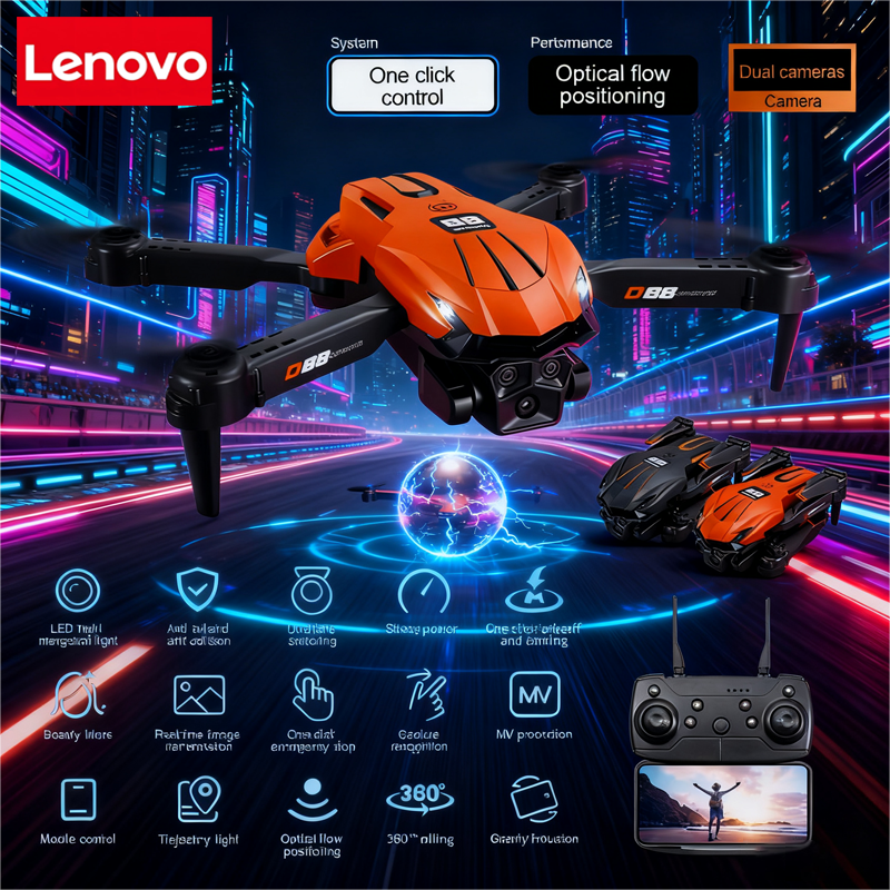 Lenovo D88 Drone 8K Aerial HD  - огляд і ціна Drone Thermal Imaging