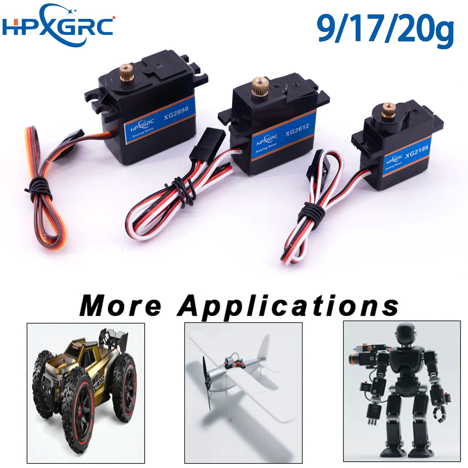 HPXGRC Waterproof Servo 9g 17g - огляд і ціна Drone Lidar