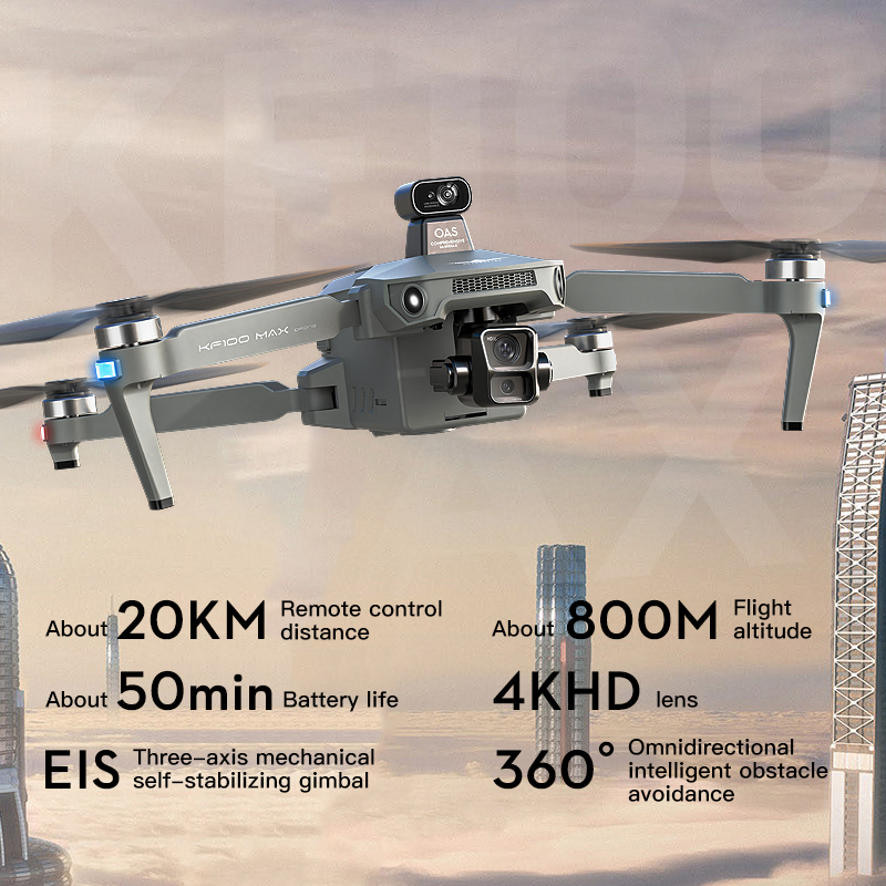 SJRC KF100 MAX 8K UHD Photo HD - огляд і ціна Drone Photogrammetry