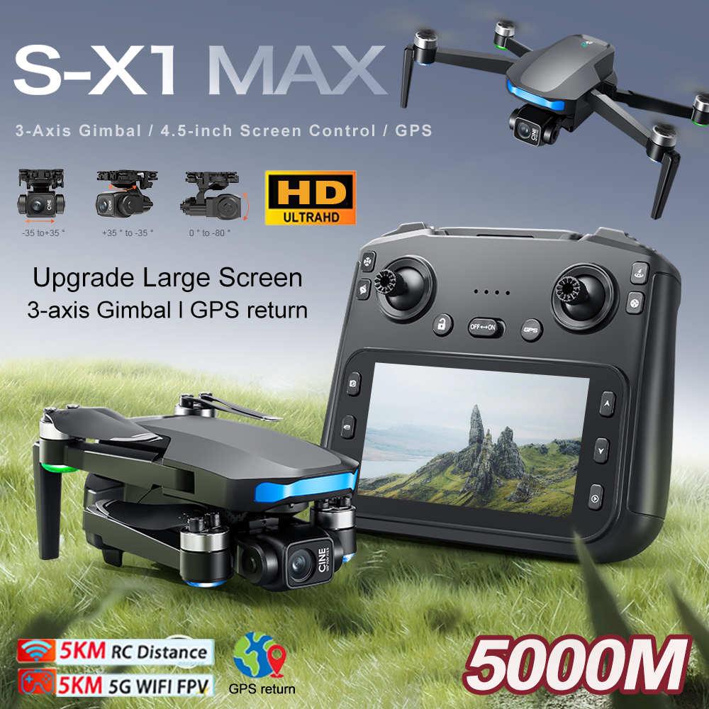 New S-X1 MAX Drone GPS 8K Prof - огляд і ціна Drone Mapping