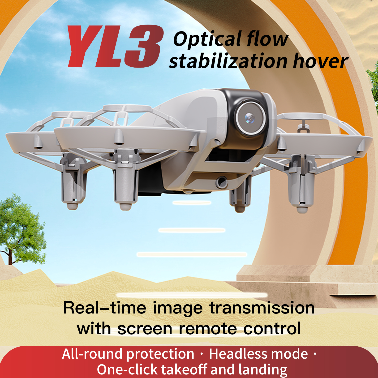 Optical Flow YT YL3 Mini Drone - огляд і ціна Drone Video Production