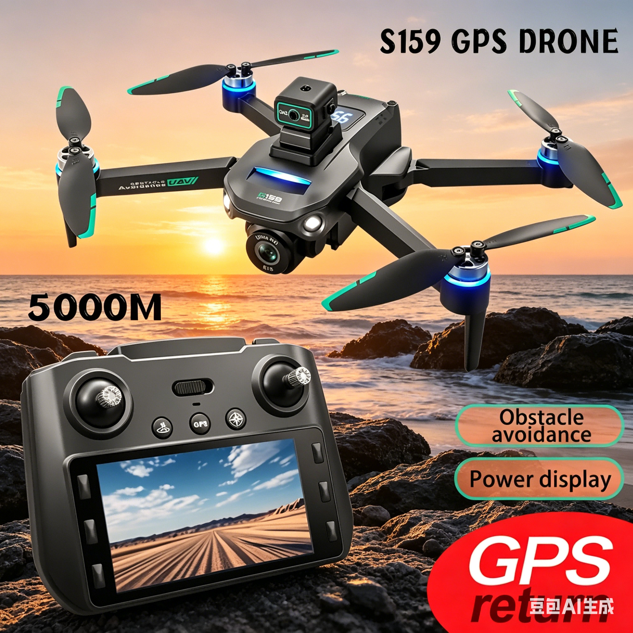 S159 GPS Drone 4K Profesional  - огляд і ціна Drone Mapping
